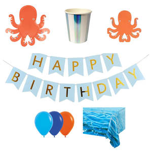 Party Packs 1: Meri Meri Octopus Party Essentials for 8