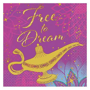 Aladdin Party: Aladdin Napkins - Beverage 16 Pkt