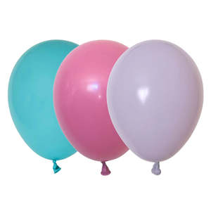 Little Mermaid Party: Caribbean Blue, Pixie & Blossom Balloons - 12 Pkt