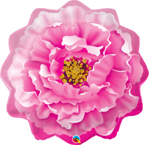 Qualatex Balloons: Pink Peony SuperShape Foil Balloon