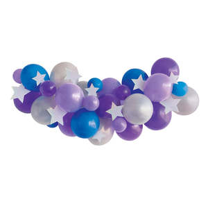 Organic Balloon Garlands Decor: Galaxy Balloon Garland Kit - 57 Pkt
