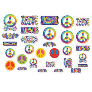60s Party: Feeling Groovy Cutout Decorations