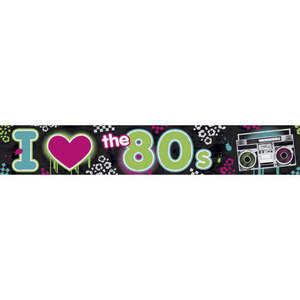 Totally 80's Foil Banner
