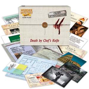 Murder Mystery Party Case Files - Death by Chef's Knife