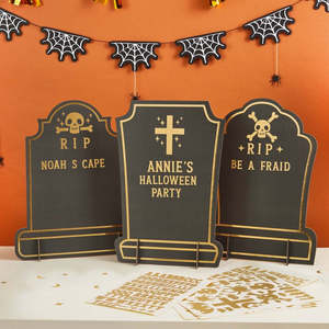 Spell Yeah! Gravestone Customisable Signs