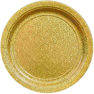 Prismatic Gold Plates - Lunch 8 Pkt