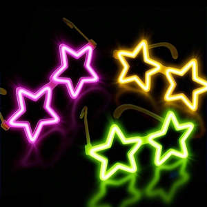 80s Party: Glow Star Glasses