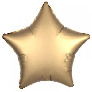 Satin Luxe Gold Star Foil Balloon