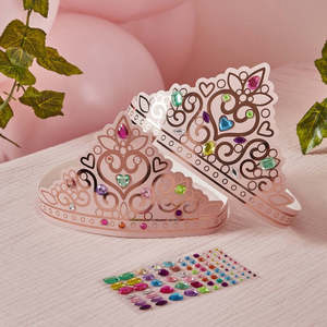 Hats Horns Masks: Little Princess DIY Princess Tiara Kit - 4 Pkt