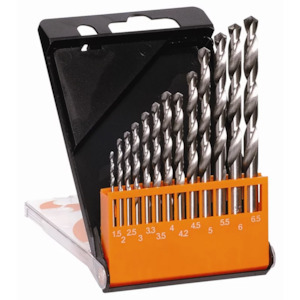 Drilling: Drill Bit Set Metric - 13 Piece