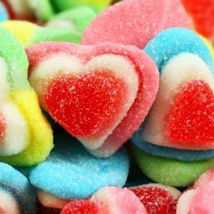 Gummy: Triple Hearts Sugared 1.5 Kg