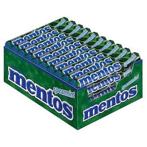 Hard: Mentos Rolls Spearmint 37.5g