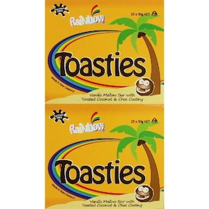 Rainbow Toasties 25 x 50g
