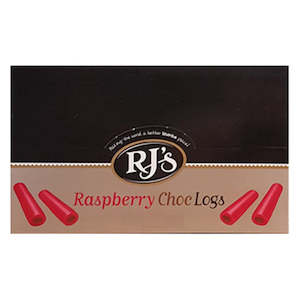 Soft: Rjs Licorice Logs Raspberry 3 Pack 120g