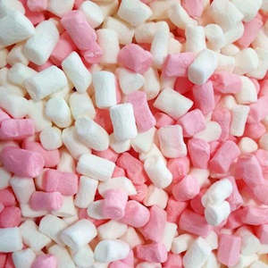 Soft: Ma Baker Mini Pink & White Mallows 1KG