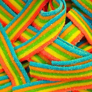 Gummy: Rainbow Belts 1.4 Kg