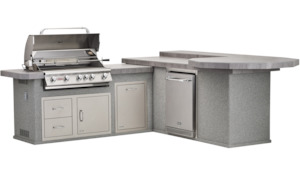 Outdoor Kitchens: Bull Supreme Q Raised Bar