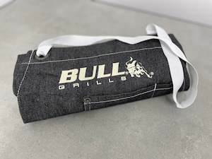 Accessories: Bull BBQ Black Denim Apron