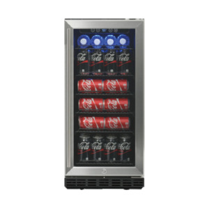 Refrigeration: 90L Slimline Outdoor Refrigerator - Glass Door