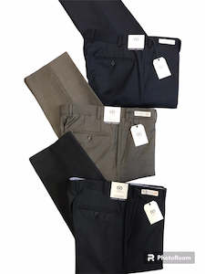 Trousers: Cambridge Jett Trouser Textured Plain