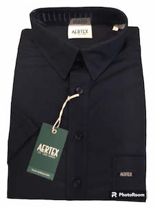 Shirts: Aertex Plain Navy FYI175