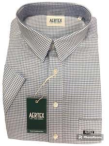 Shirts: Aertex Blue/Check 8899