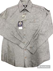 Shirts: Vonnella Textured/Soft Charcoal