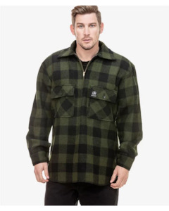 Swanndri Ranger Bush Shirt Olive/Black