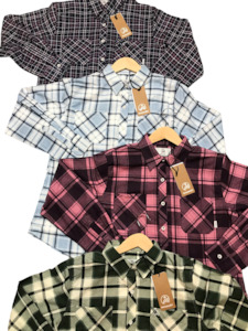 Women's swanndri Shirt Half Placket