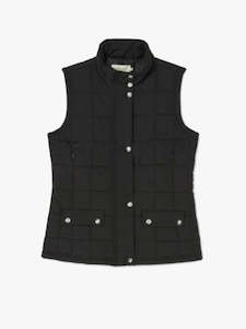 R M Williams Womens: Wilpena Creek Vest Black