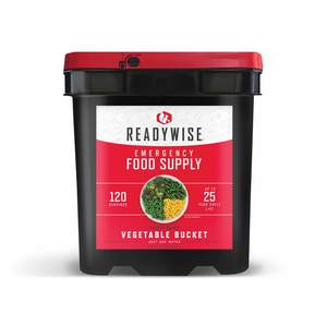 Products: 120 Serve Emergency Food Vegetable Bucket Survival Supplies NZ