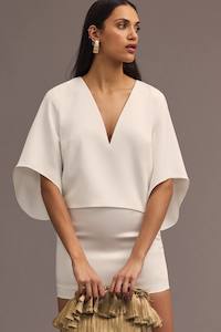 Blouses: MARE MARE Veronica Cape Blouse