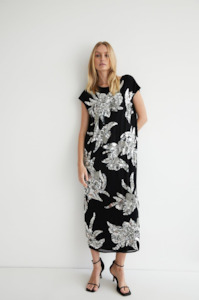 Midi: WAREHOUSE UK Embellished Midi Dress Sz12