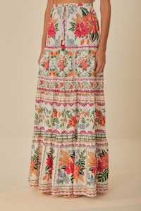 Maxi: FARM RIO Bloom Garden Maxi Skirt SzM
