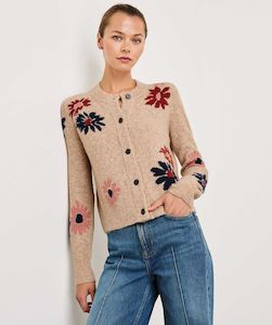 Cashmere: RAILS Millie Wool Blend Cardigan - Beige SzS