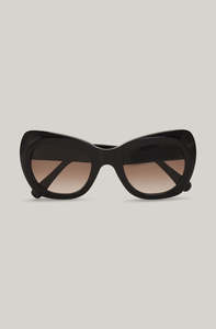 GANNI Big Butterfly Sunglasses - Black