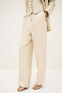 Bottoms: BA&SH Peanut Pant - Beige Sz36 NZ8