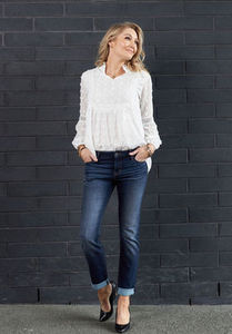 CULT OF INDIVIDUALITY - Harlow Freedom Slouchy Jeans - Dark Blue Sz27