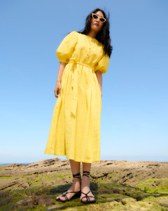 Dresses 1: BARBOUR Heidi Dress - Sunray Yellow Sz12