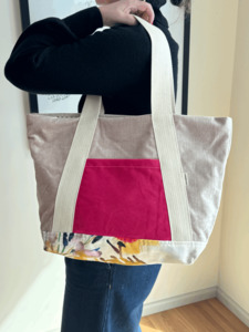 Products: B&B City Tote - In the Pink - Burlap & Bright