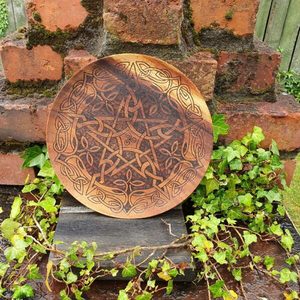 Celtic Pentacle Plate - Burnt Offerings