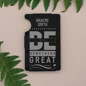 Be Great Minimalist Wallet