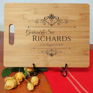 Family Name Design Cutting Board