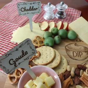 Custom Text Charcuterie Board Markers
