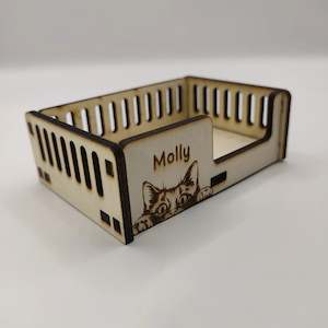 Ornaments: Emotional Support Cat Bed with Pet