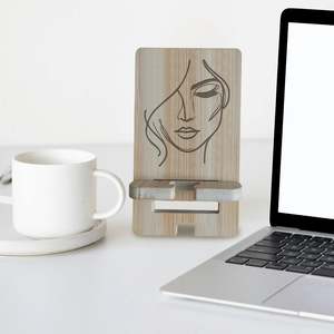Women: Bamboo Phone Stand for Women