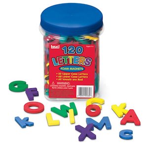 Individual Items: Magnetic Foam Letters