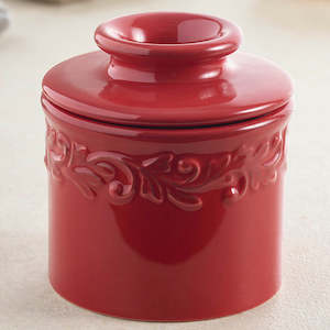Antique Collection: Rouge Antique Butter Bell Crock