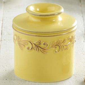 Antique Collection: Goldenrod Antique Butter Bell Crock