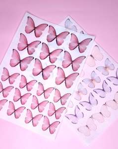 Edible Wafer Paper Butterflies